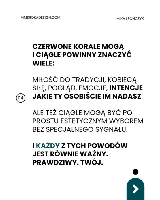 czerwone korale