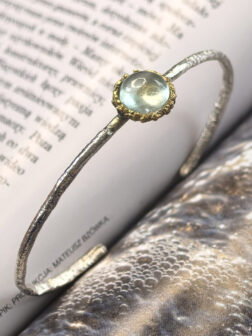 Bransoletka z akwamarynem MMB88