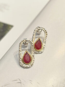 Kolczyki z rubinami MMK311