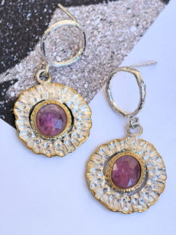 Kolczyki z turmalinami MMK242