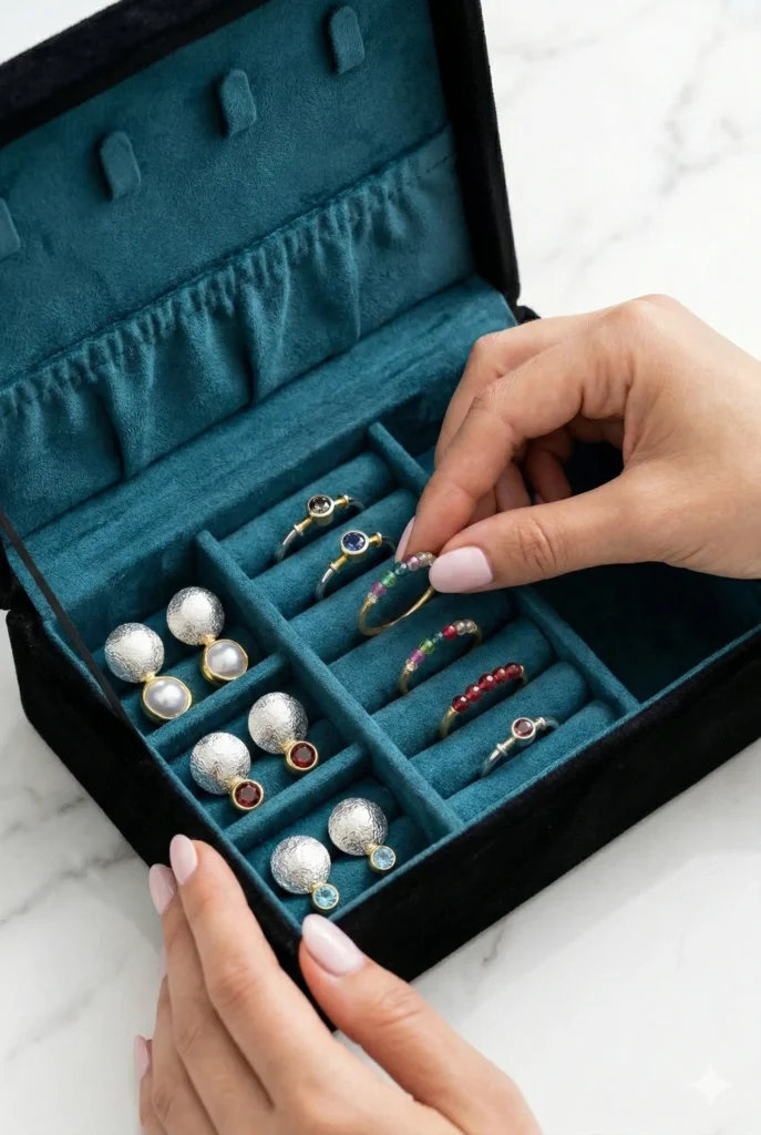 Jak przechowywać biżuterię ze srebra pr 925 MM Sroka Design