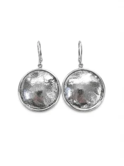 Kolczyki Moon MMKM8 duże srebrne koła